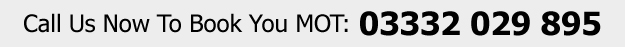 Motoring Book Your MOT Tel Number