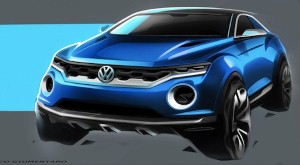 Volkswagen T-ROC up at Geneva show